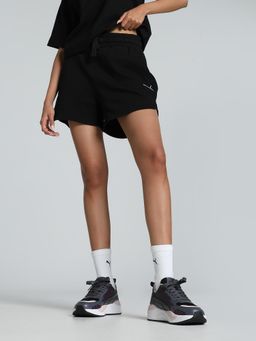 Puma - Women'S Black Knitted Shorts