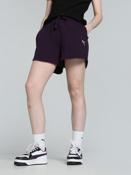Puma - Women'S Purple Knitted Shorts