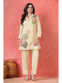 Autumnlane - Women's Floral Yellow Co-Ord Set