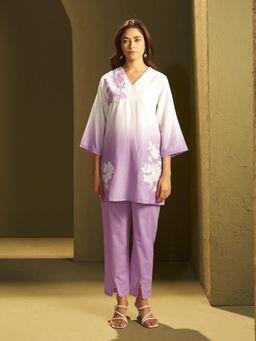 Autumnlane - Women's Ombre Lavender Co-Ord Set
