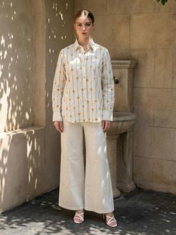 Autumnlane - Women's Floral White Co-Ord Set