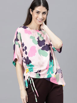 RAREISM - Pink Printed Top