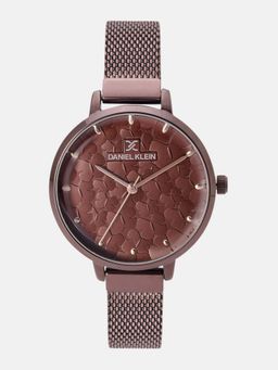 Daniel Klein - Maroon Dial Analog Watches For Women DK11637-4