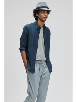 TERRA LUNA - Titan Navy Casual Shirt