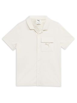 Puma - Boys White Solid Shirt