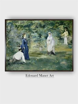 The Art House - The Croquet Party, 1873 Painting by Edouard Manet