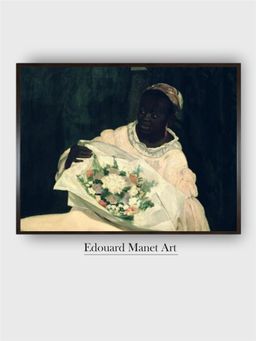 The Art House - Olympia, Detail of the Black Servant, 1863 Painting by Edouard Manet