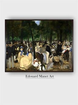 The Art House - Music in the Tuileries, 1862 Painting by Edouard Manet