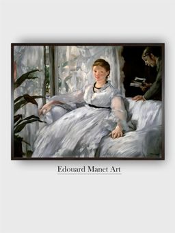 The Art House - Reading (Portraits of Suzanne Manet and Her Son, Leon Koella-Leenhoff) Painting