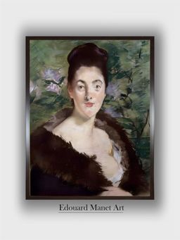 The Art House - Portrait of Unknown or the Woman in FurPainting by Edouard Manet