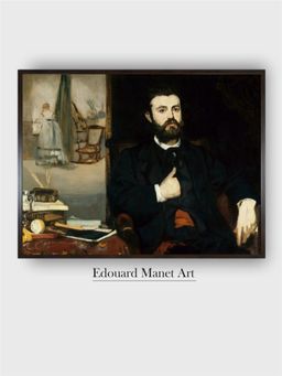 The Art House - Portrait of the Sculptor Zacharie Atruc (1835-1907) Painting by Edouard Manet