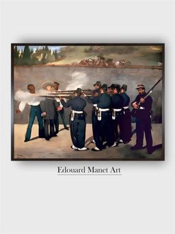 The Art House - The Execution of Emperor Maximilian. 1867-1868 Painting by Edouard Manet