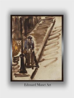 The Art House - Knife Grinder, Rue Mosnier, 1878 Painting by Edouard Manet