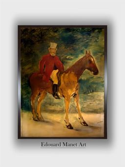The Art House - Monsieur Arnaud a Horseback Painting 1875 Painting