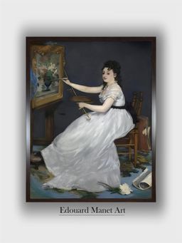 The Art House - Eva Gonzales Painting by Edouard Manet Painting by Edouard Manet