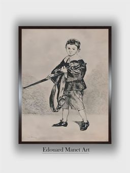 The Art House - The Boy with the Sword', 1862, (1946) Painting by Edouard Manet