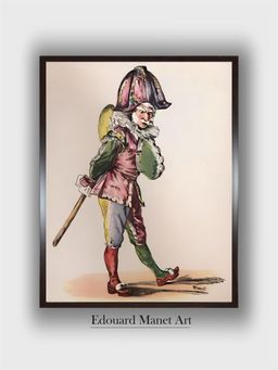 The Art House - Punch', 1874-1876, (1946) Painting by Edouard Manet