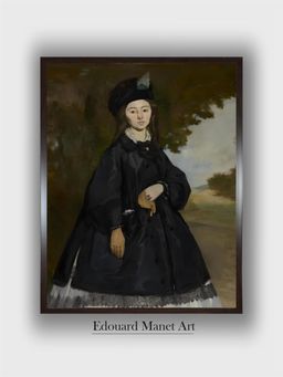 The Art House - Portrait of Madame Brunet, c.1861-3 Painting by Edouard Manet