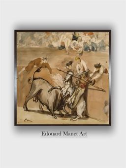 The Art House - Bullfight, 1865 Painting by Edouard Manet