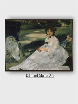 The Art House - In the Garden, 1870 Painting by Edouard Manet