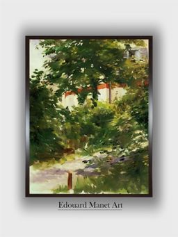 The Art House - A Corner of the Garden In Rueil, 1882 Painting by Edouard Manet