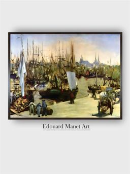 The Art House - Port of Bordeaux Painting by Edouard Manet