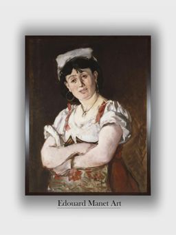 The Art House - The Italian, 1860 Painting by Edouard Manet