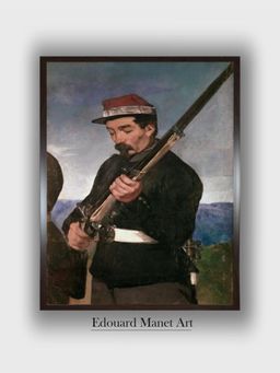 The Art House - Non Commissoned Officer Holding his Rifle Painting by Edouard Manet