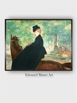 The Art House - The Horsewoman, 1875 Painting by Edouard Manet