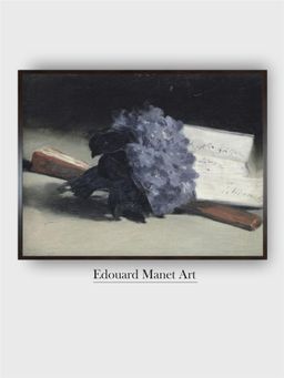 The Art House - The Bunch of Violets Painting by Edouard Manet