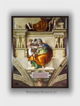 The Art House - The Delphic Sibyl (Sistine Chapel Ceiling in the Vatica), 1508-1512 Painting