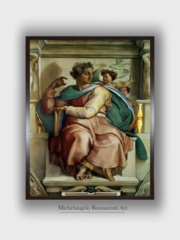 The Art House - Ceiling Frescos after Restoration, the Prophet Isaiah Painting