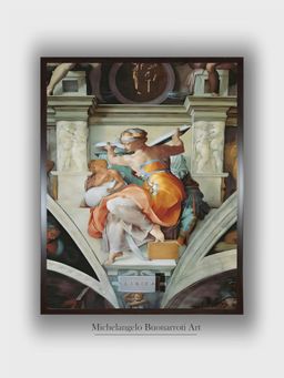 The Art House - Sistine Chapel Ceiling, Libyan Sybil Painting