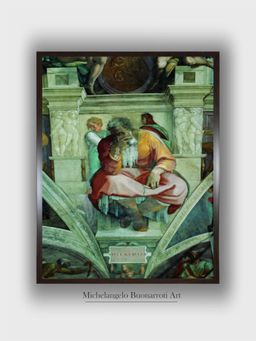 The Art House - Sistine Chapel Ceiling, Prophet Jeremiah Painting