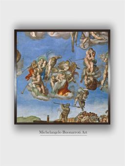 The Art House - The Last Judgement, Sistine Chapel 1534-41 Painting
