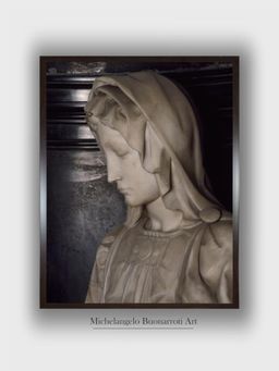 The Art House - The Virgin, Detail from Madonna and Child Painting