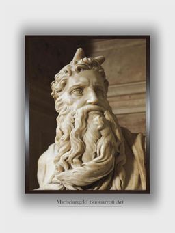 The Art House - Moses, Detail from the Tomb of Julius II, Circa 1515 Painting