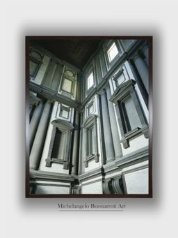 The Art House - Decorative Detail from Laurentian Library Painting