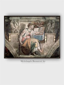 The Art House - Sistine Chapel Ceiling: Erythraean Sibyl, 1508-12 Painting