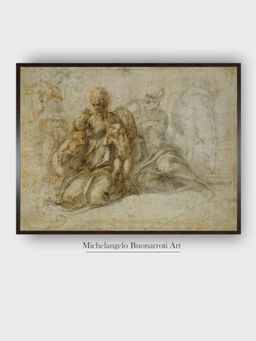 The Art House - Saint John the Baptist with the Holy Family Attended by Angels Painting