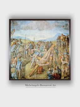 The Art House - Crucifixion of St. Peter, 1546-50 (Fresco) Painting