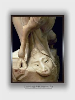 The Art House - The Drunkenness of Bacchus, Detail of a Panther's Head Painting