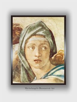 The Art House - Chapel Sistine, The Delphic Sibyl Painting