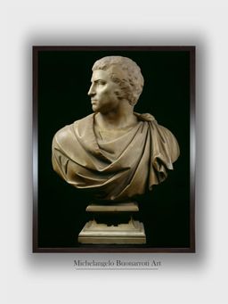 The Art House - Bust of Brutus Painting
