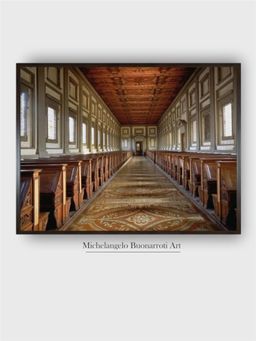 The Art House - The Reading Room of the Laurentian Library, 1534 Painting