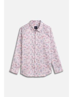 Allen Solly - Boys Pink Floral Casual Shirt