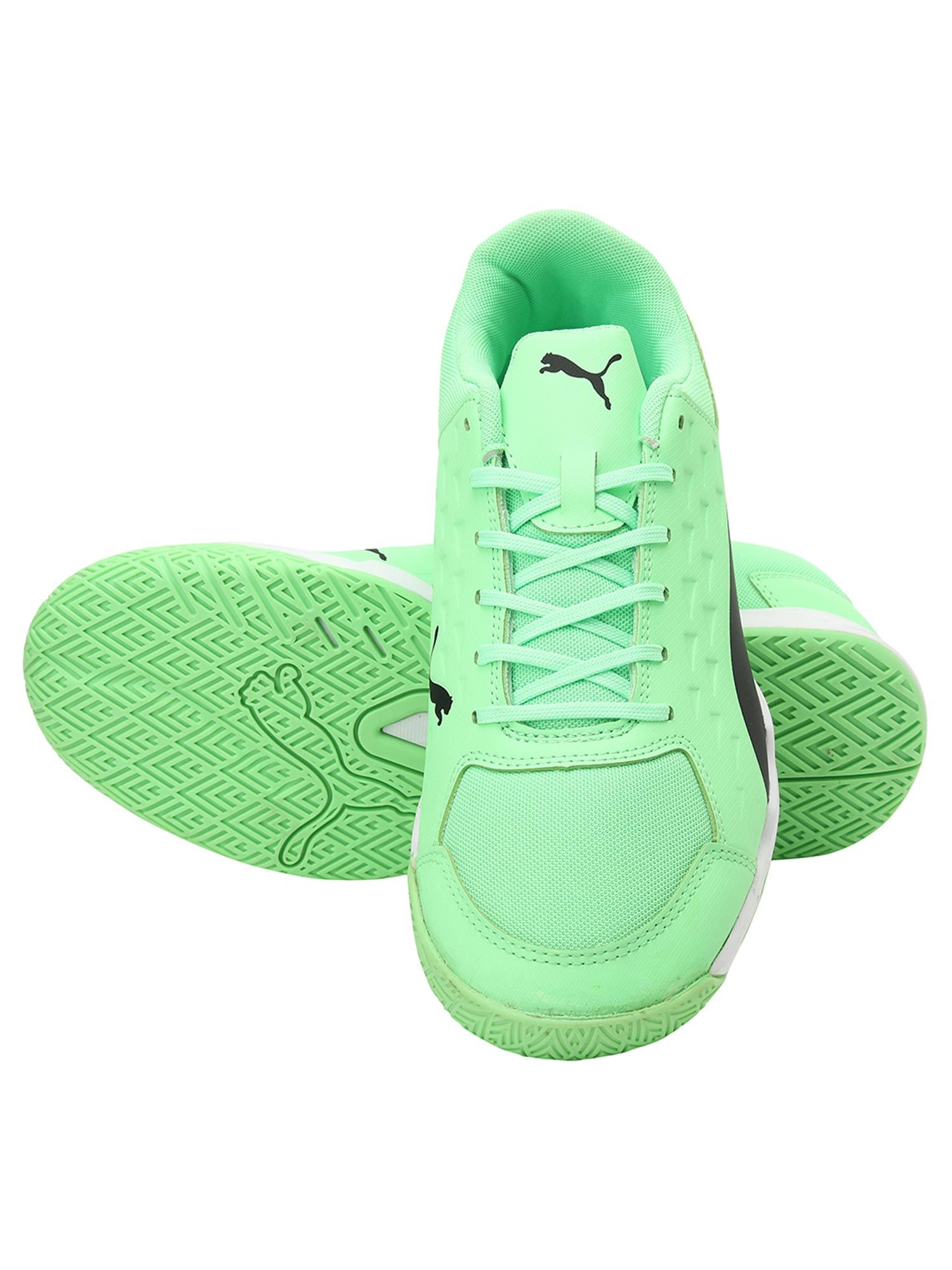 Buy Puma Auriz Green Badminton Shoes 