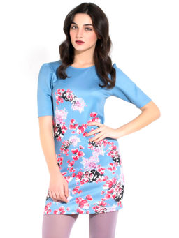 Kazo - Blue Polyfoma Dress