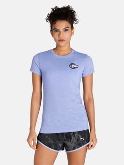 Puma - Graphic Womens Purple T-shirt