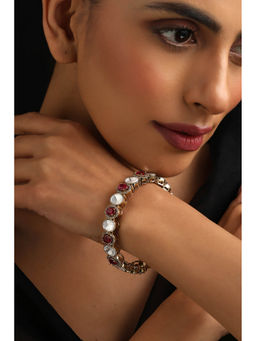 SWABHIMANN - Multi-Color Polki Kada (2.6)